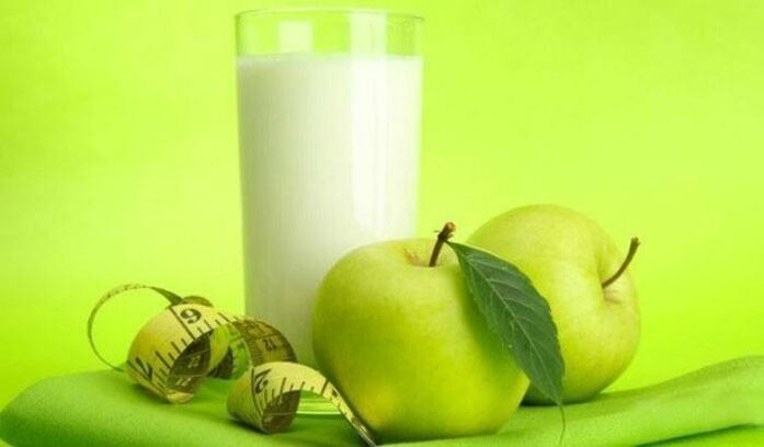 Kefiiri ja omenat laihtumiseen