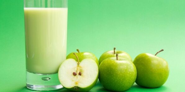 kefiiri ja omenat laihtumiseen